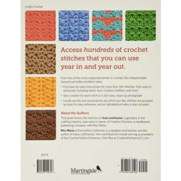 The Big Book of Crochet Stitches: Fabulous Fans, Pretty Picots, Clever Clusters and a Whole Lot More