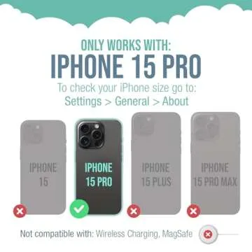 Smartish iPhone 15 Pro Wallet Case - Wallet Slayer Vol. 1 [Slim + Protective] Credit Card Holder - Drop Tested Hidden Card Slot Cover Compatible with Apple iPhone 15 Pro - You're Just Jelly