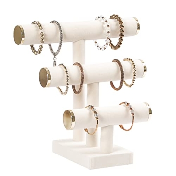 Stylish 3 Tier Bracelet Holder for Jewelry Display