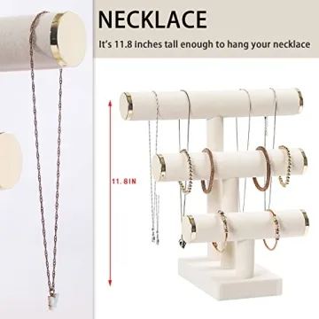Stylish 3 Tier Bracelet Holder for Jewelry Display