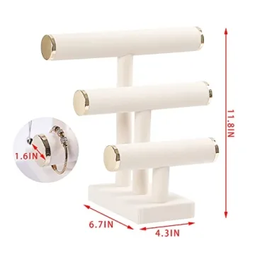 Stylish 3 Tier Bracelet Holder for Jewelry Display