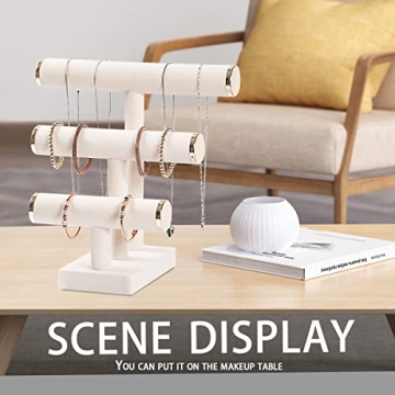 Stylish 3 Tier Bracelet Holder for Jewelry Display