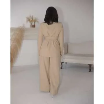 The Drop Women's Travertine Belted Blazer by @idesign8, S