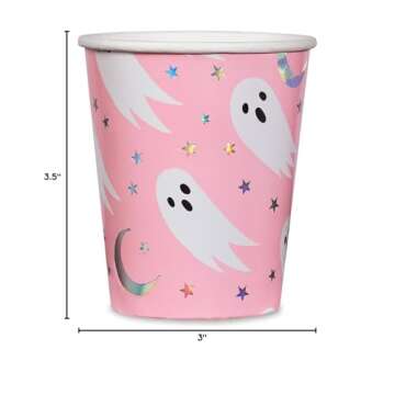 Daydream Society Spooked Ghost Halloween Paper Party Cups, Pack of 8