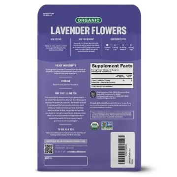 FGO Organic Dried Lavender Flowers - Culinary & Relaxation Essential