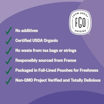 FGO Organic Dried Lavender Flowers - Culinary & Relaxation Essential