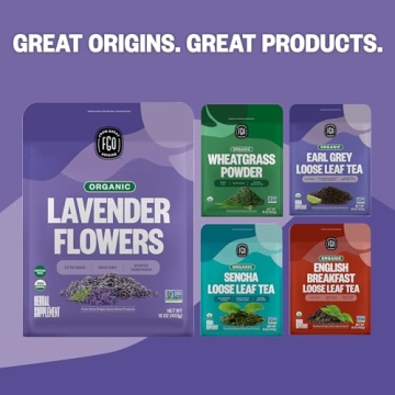 FGO Organic Dried Lavender Flowers - Culinary & Relaxation Essential
