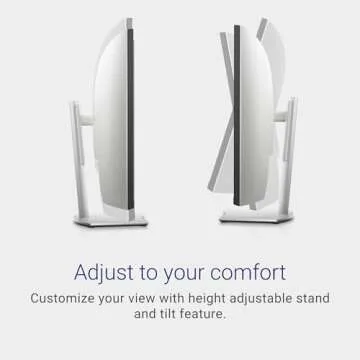 Dell 32" Curved 4K UHD Monitor - Immersive Visuals