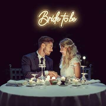 Bride to be Neon Sign - Dimmable USB Light for Decor