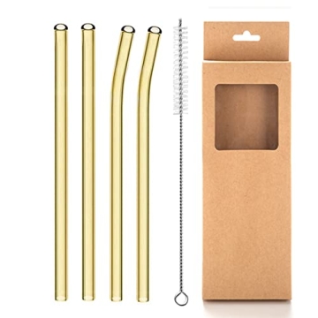 Reusable Glass Straws - Eco-Friendly and Stylish Drinking Solution