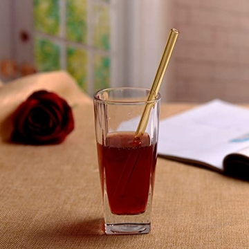 Reusable Eco-Friendly Glass Straws for All Beverages