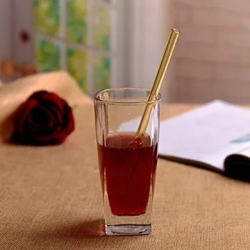 Reusable Eco-Friendly Glass Straws for All Beverages