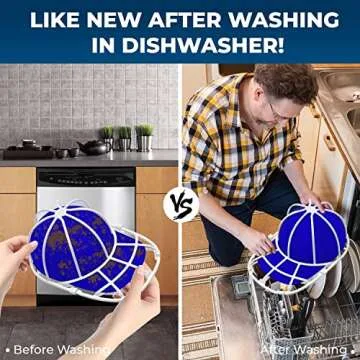 Hat Washer Cage For Baseball Caps - 4 Pack