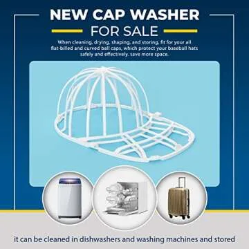 Hat Washer Cage For Baseball Caps - 4 Pack