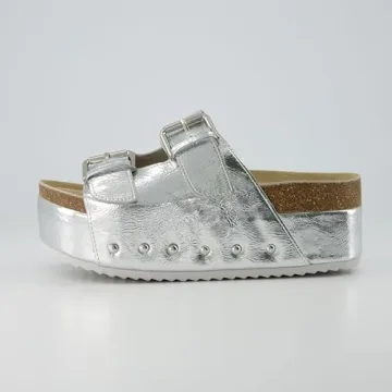 Buy CUSHIONAIRE Women's Guru Genuine Leather Platform Sandals