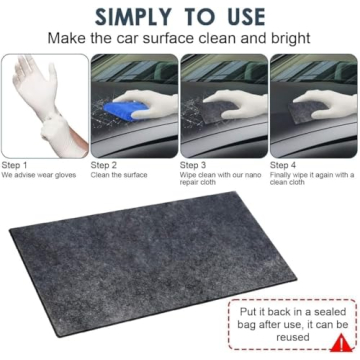 Nano Sparkle Cloth for Effortless Car Scratch Removal