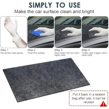 Nano Sparkle Cloth for Effortless Car Scratch Removal