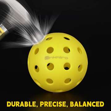 Dinkhiiro Outdoor Pickleball Set - Quality Balls for All