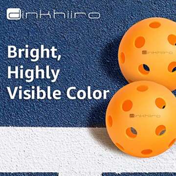 Dinkhiiro Outdoor Pickleball Set - Quality Balls for All