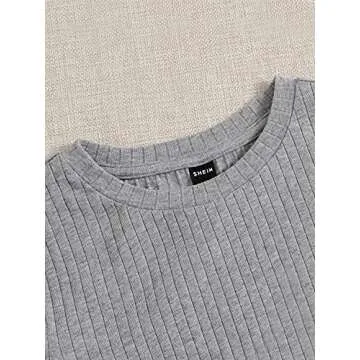 Chic Women's Short Sleeve Crop Tops - 4 Pack Multicolor