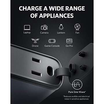 Anker Portable Charger, PowerHouse 100 97.2Wh with 100W AC Outlet/45W USB-C Power Delivery Port, Power Bank for iPhone, Samsung Galaxy, iPad, MacBook, and More