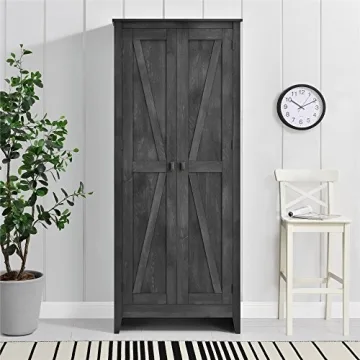 SystemBuild Evolution Farmington Storage Cabinet - Rustic Design