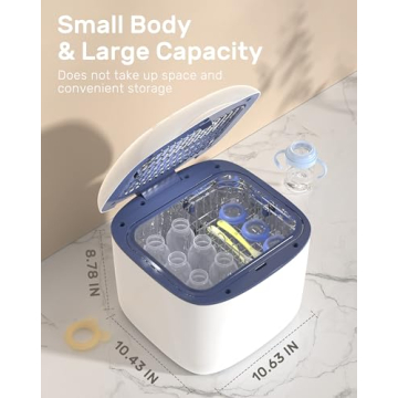 GROWNSY 4-in-1 Baby Bottle UV Sanitizer & Dryer