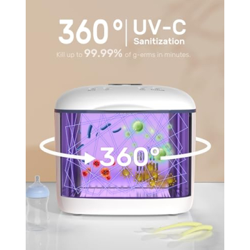GROWNSY 4-in-1 Baby Bottle UV Sanitizer & Dryer