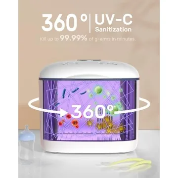 GROWNSY 4-in-1 Baby Bottle UV Sanitizer & Dryer