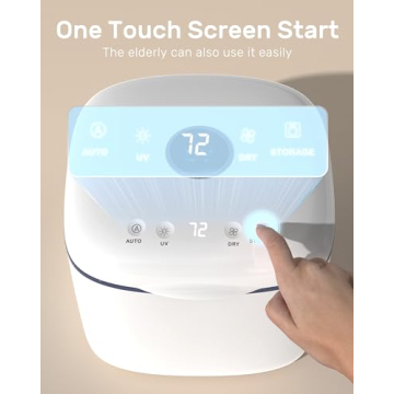 GROWNSY 4-in-1 Baby Bottle UV Sanitizer & Dryer