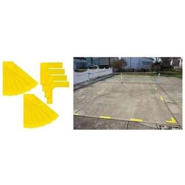 WILSON EZ Tennis Court Lines - Versatile Marking for Tennis & Pickleball