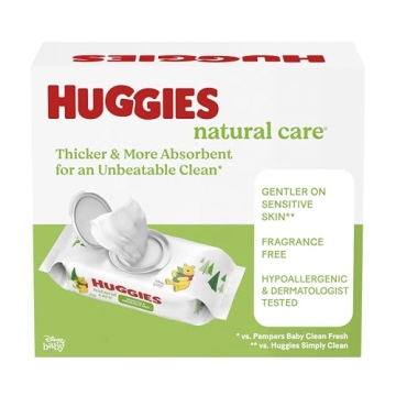 Huggies Natural Care Sensitive Baby Wipes for Kids and More