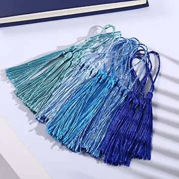 144 Pcs Bookmark Tassels - Mini Craft Tassels for DIY