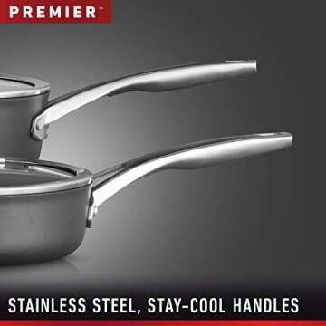 Calphalon Premier Hard-Anodized Nonstick 13 Piece Cookware Set