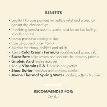 Avène Nourishing Lip Balm for All-Day Hydration