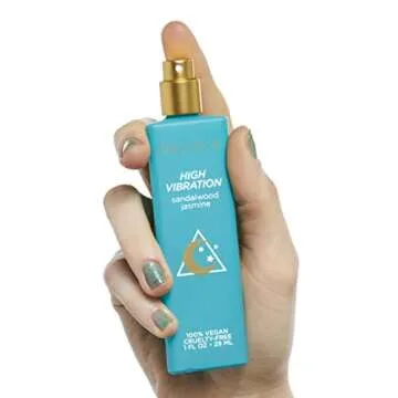 Pacifica Beauty Natural Origins High Vibration Spray Perfume, Clean Fragrance, 100% Raw Materials, Smells like Sandalwood and Jasmine, Woody Notes, Vegan + Cruelty Free