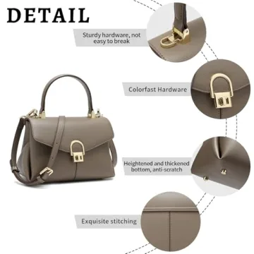 Stylish Leather Tote Handbag for Women - Versatile & Durable