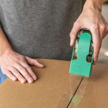 Duck EZ Start Clear Packing Tape Refills – 6 Rolls of Packaging Tape for Shipping, Moving & Storage - Quiet Easy Start Tape for Boxes & Mailing Supplies, 1.88 Inch x 55 Yards (287862)