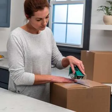 Duck EZ Start Clear Packing Tape Refills – 6 Rolls of Packaging Tape for Shipping, Moving & Storage - Quiet Easy Start Tape for Boxes & Mailing Supplies, 1.88 Inch x 55 Yards (287862)