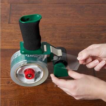 Duck EZ Start Clear Packing Tape Refills – 6 Rolls of Packaging Tape for Shipping, Moving & Storage - Quiet Easy Start Tape for Boxes & Mailing Supplies, 1.88 Inch x 55 Yards (287862)