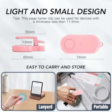 Remote Control Page Turner for Kindle and Tablets