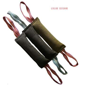 GrayCell Dog Training Canvas Toy, Durable Bite Tug of War Interactive Play Toy for Medium Large Dogs