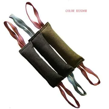 GrayCell Dog Training Canvas Toy, Durable Bite Tug of War Interactive Play Toy for Medium Large Dogs