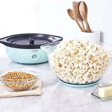 Dash SmartStore™ Stirring Popcorn Maker in Aqua