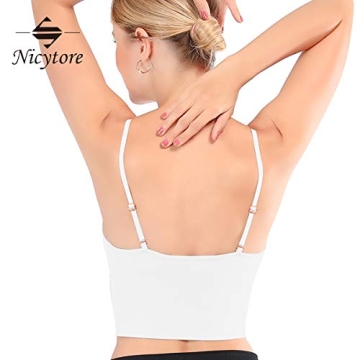 Seamless Sports Bra for Women with Removable Pads and Adjustable Straps