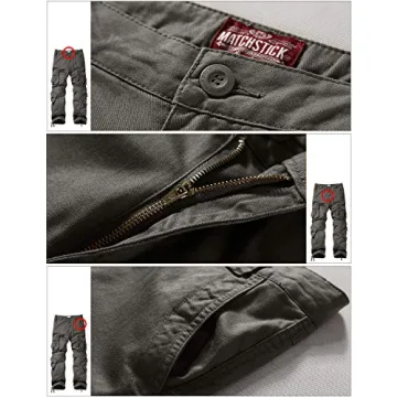 Match Men's Wild Cargo Pants - Stylish Versatile Comfort