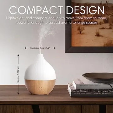SALKING Essential Oil Diffuser - Compact Aromatherapy Bliss