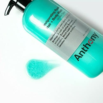 Anthony Mens Body Wash & Shampoo with Pine Wood Scent