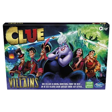 Exciting Hasbro Clue Disney Villains Board Game for Ages 8+