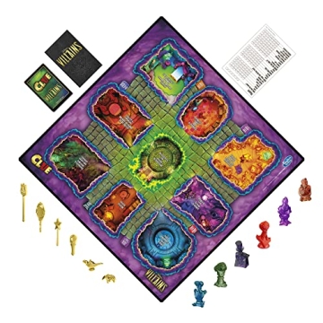 Exciting Hasbro Clue Disney Villains Board Game for Ages 8+